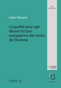 Cover of the book LA QUALITE POUR AGIR DEVANT LA COUR EUROPEENNE DES DROITS DE L HOMME
