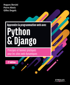 Couverture de l’ouvrage Apprendre la programmation web avec Python et Django - 2e édition