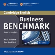 Couverture de l’ouvrage Business Benchmark Upper Intermediate