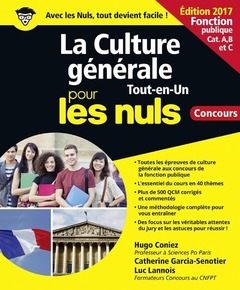 Cover of the book La Culture générale Tout en un Pour les Nuls Concours - Fonction publique Cat. A, B et C