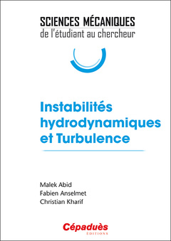 Couverture de l’ouvrage Instabilités hydrodynamiques et Turbulence