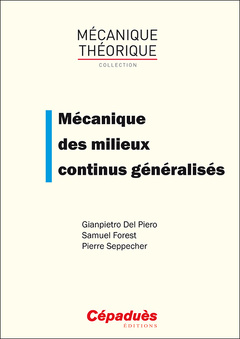 Cover of the book Mécanique des milieux continus généralisés