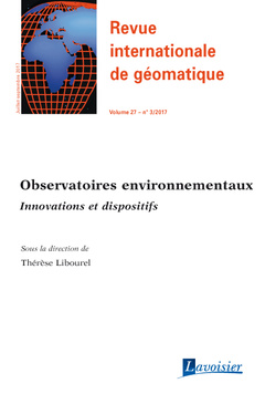 Cover of the book Revue internationale de géomatique Volume 27 N° 3/Juillet-Septembre 2017