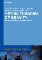 Couverture de l’ouvrage Metric Theories of Gravity