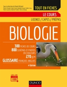 Couverture de l’ouvrage Biologie - Le cours - 4e éd. - Biologie - Le cours - Licence, Capes, Prépas