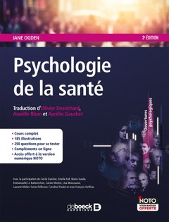 Couverture de l’ouvrage Psychologie de la santé