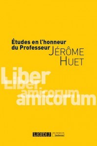 Cover of the book ETUDES EN L HONNEUR DU PROFESSEUR JEROME HUET