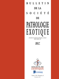Cover of the book Bulletin de la Société de pathologie exotique Vol. 110 N°4 - Octobre 2017
