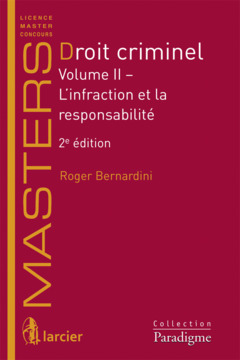 Cover of the book Droit criminel 