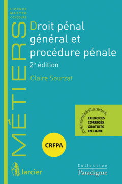 Couverture de l’ouvrage Droit pénal et procédure pénale