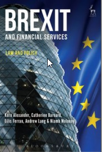 Couverture de l’ouvrage Brexit and Financial Services
