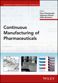 Couverture de l’ouvrage Continuous Manufacturing of Pharmaceuticals