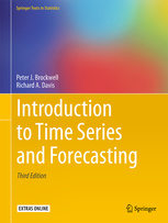 Couverture de l’ouvrage Introduction to Time Series and Forecasting