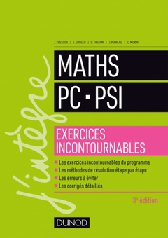 Couverture de l’ouvrage Maths PC-PSI - Exercices incontournables - 3ed.