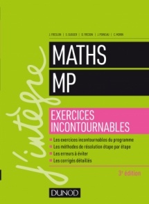 Couverture de l’ouvrage Maths MP - Exercices incontournables - 3e éd.