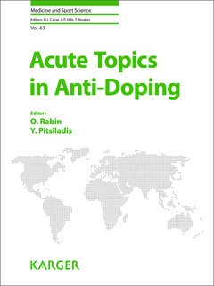 Couverture de l’ouvrage Acute Topics in Anti-Doping