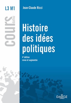 Couverture de l’ouvrage Histoire des idées politiques. 4e éd.