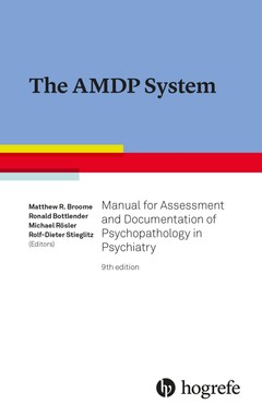 Couverture de l’ouvrage The AMDP System