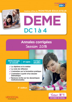Cover of the book DEME - Épreuves de certification DC 1 à 4 - Annales corrigées