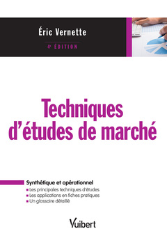 Couverture de l’ouvrage Techniques d'étude de marché