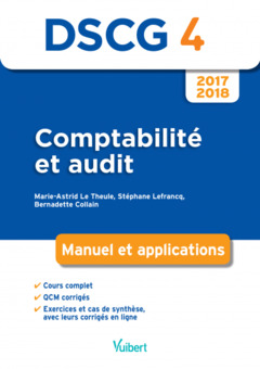 Couverture de l’ouvrage DSCG 4 Comptabilité et audit 2017-2018