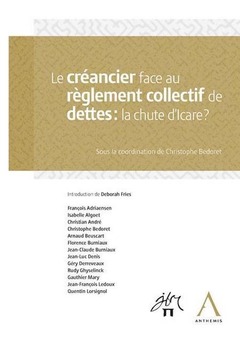 Couverture de l’ouvrage LE CREANCIER FACE AU REGLEMENT COLLECTIF DE DETTES : LA CHUTE D ICARE