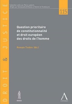 Couverture de l’ouvrage QUESTION PRIORITAIRE DE CONSTITUTIONNALITÉ ET DROIT EUROPÉEN DES DROITS DE L'HOM