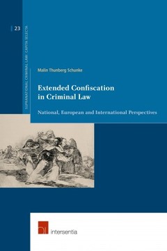 Couverture de l’ouvrage Extended Confiscation in Criminal Law