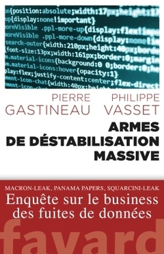 Cover of the book Armes de déstabilisation massive