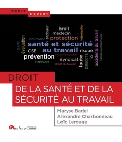 Cover of the book Droit de la santé et de la sécurité au travail