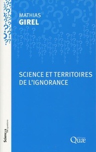 Couverture de l’ouvrage Science et territoires de l'ignorance