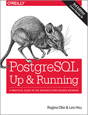 Couverture de l’ouvrage PostegreSQL: Up and Running