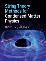 Couverture de l’ouvrage String Theory Methods for Condensed Matter Physics