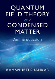 Couverture de l’ouvrage Quantum Field Theory and Condensed Matter