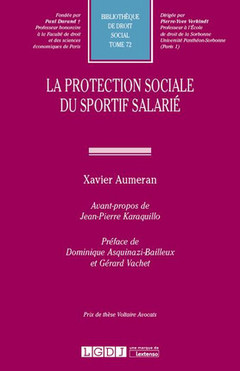 Cover of the book LA PROTECTION SOCIALE DU SPORTIF SALARIE