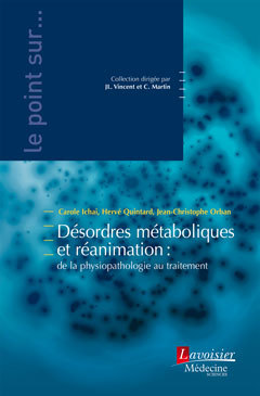 Cover of the book Désordres métaboliques et réanimation