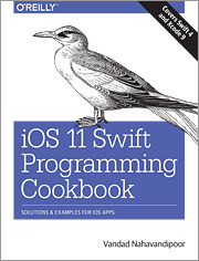 Cover of the book iOS 11 Swift Programming Cookbook 