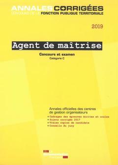 Cover of the book Agent de maîtrise 2019 - Concours