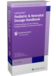 Couverture de l’ouvrage Pediatric & Neonatal Dosage Handbook ( 24th Ed.)