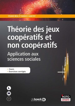 Cover of the book Théorie des jeux coopératifs et non coopératifs