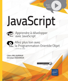 Couverture de l’ouvrage JavaScript - Apprendre à développer - Complément vidéo : Programmation Orientée Objet avec JavaScrip