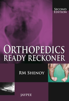 Couverture de l’ouvrage Orthopedics Ready Reckoner