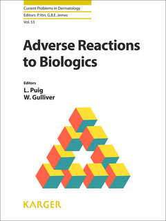 Couverture de l’ouvrage Adverse Reactions to Biologics