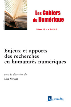 Cover of the book Les cahiers du numérique Volume 13 N° 3-4/Juillet-Décembre 2017