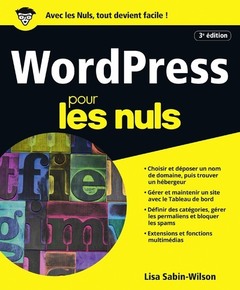 Cover of the book WordPress Pour les Nuls, 3e