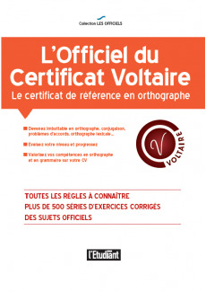 Couverture de l’ouvrage L'Officiel du certificat Voltaire