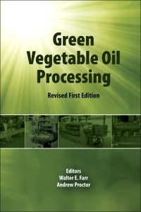 Couverture de l’ouvrage Green Vegetable Oil Processing