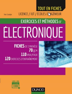 Cover of the book Exercices et méthodes d'électronique