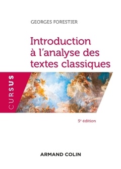 Couverture de l’ouvrage Introduction à l'analyse des textes classiques - 5e éd.