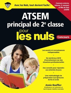 Cover of the book ATSEM principal de 2e classe pour les nuls - Concours